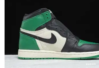 JORDAN PINE AIR HIGH 555088-302 NRG GREEN SAIL-BLACK 1 OG 0608